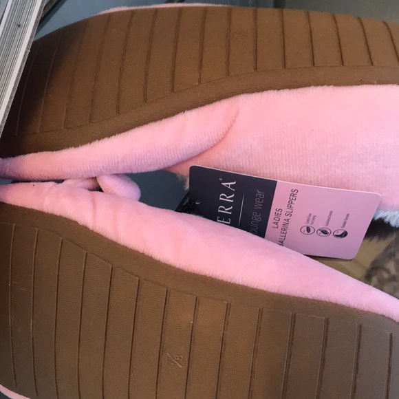 Ladies Unicorn Ballerina Style Slippers - Picture 6 of 9